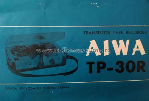 Tape Recorder TP-30; Aiwa Co. Ltd.; Tokyo (ID = 2498378) Sonido-V