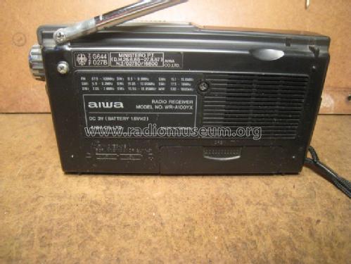 Radio Receiver WR-A100YX; Aiwa Co. Ltd.; Tokyo (ID = 1662085) Radio