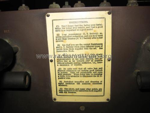 Slant Panel F6; AJS Brand Stevens AJ (ID = 1505933) Radio