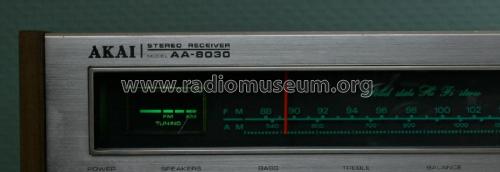 Stereo-Receiver AA-8030; Akai Electric Co., (ID = 3110906) Radio