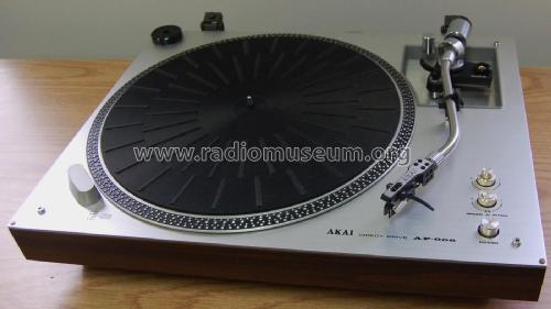 Direct Drive Turntable AP-006; Akai Electric Co., (ID = 2705405) Reg-Riprod