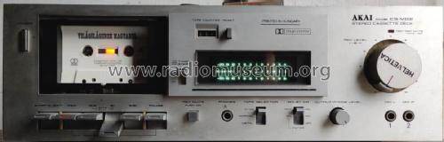 Stereo Cassette Deck CS-M02; Akai Electric Co., (ID = 2603008) Enrég.-R