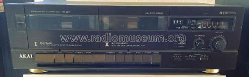 Stereo Double Cassette Deck HX-26W; Akai Electric Co., (ID = 2982487) Sonido-V