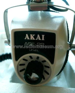Stereo Headphone ASE-22; Akai Electric Co., (ID = 2827277) Speaker-P