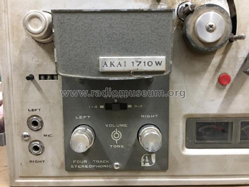Stereo Tape Deck 1710W; Akai Electric Co., (ID = 2581202) R-Player