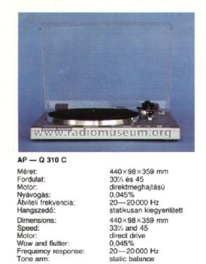 AP-Q310C; Akai Electric Co., (ID = 1086154) R-Player