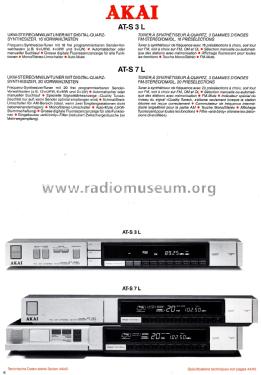 Stereo-Tuner AT-S 3 L; Akai Electric Co., (ID = 1792954) Radio