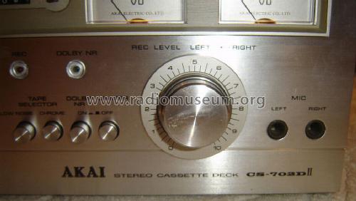 CS-702DII; Akai Electric Co., (ID = 1188391) Reg-Riprod