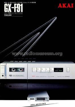 GX-F91; Akai Electric Co., (ID = 1656353) R-Player