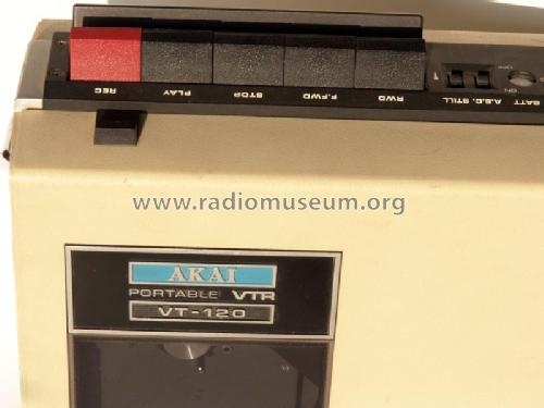 Portable Video Tape Recorder VT-120; Akai Electric Co., (ID = 449318) R-Player