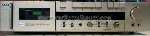 Stereo Cassette Deck CS-F21; Akai Electric Co., (ID = 1665479) Ton-Bild