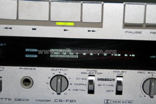 Stereo Cassette Deck CS-F21; Akai Electric Co., (ID = 1739714) R-Player