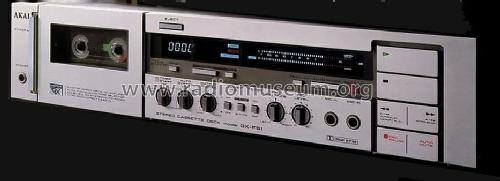 Stereo Cassette Deck GX-F51; Akai Electric Co., (ID = 673780) R-Player