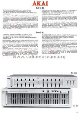 Stereo Graphic Equalizer EA-G 90; Akai Electric Co., (ID = 1795006) Ampl/Mixer