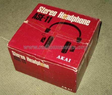 Stereo Headphone ASE-11; Akai Electric Co., (ID = 1313304) Speaker-P