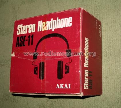 Stereo Headphone ASE-11; Akai Electric Co., (ID = 1313305) Speaker-P