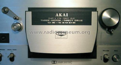 Stereo Tape Deck GX-630 DB; Akai Electric Co., (ID = 1005393) Enrég.-R