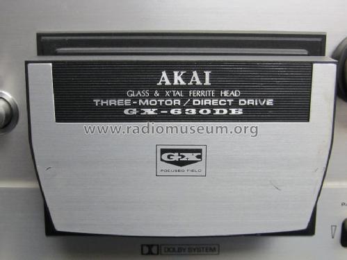 Stereo Tape Deck GX-630 DB; Akai Electric Co., (ID = 1109927) Enrég.-R
