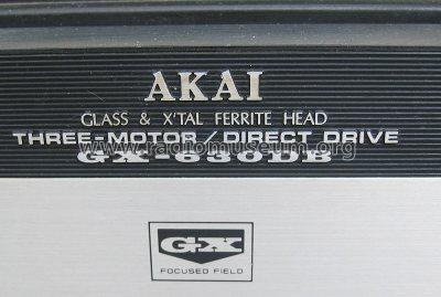 Stereo Tape Deck GX-630 DB; Akai Electric Co., (ID = 322303) R-Player