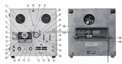 Stereo Tape Deck X-150 D; Akai Electric Co., (ID = 664873) Reg-Riprod