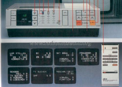 Video Cassette Recorder VS-2EG; Akai Electric Co., (ID = 1290249) Enrég.-R