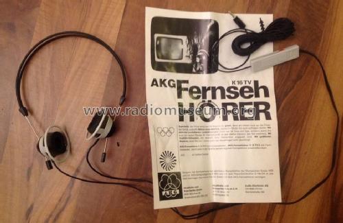 Fernseh Hörer K16TV; AKG Acoustics GmbH; (ID = 1626711) Parlante