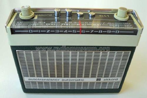 Autotransistor automatic ATK641; Akkord-Radio + (ID = 1674878) Radio