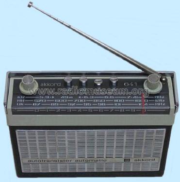 Autotransistor automatic ATK641; Akkord-Radio + (ID = 370751) Radio