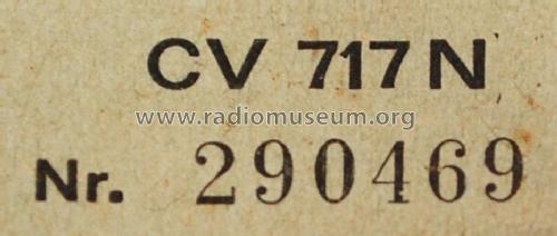 Einschubhalterung CV 717 N; Akkord-Radio + (ID = 1840075) mod-past25