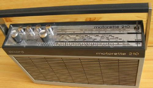 Motorette 210/7800; Akkord-Radio + (ID = 414579) Radio