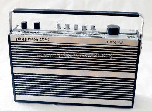 Pinguette 220; Akkord-Radio + (ID = 2434678) Radio