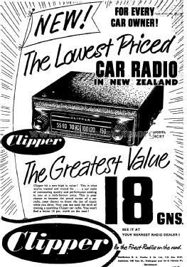 Clipper 4CR7; Akrad Radio (ID = 2847269) Car Radio