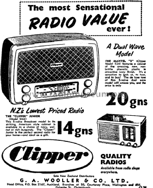 Clipper 524; Akrad Radio (ID = 2845355) Radio