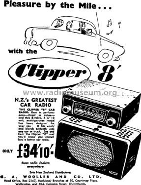 Clipper 8 CR8U5; Akrad Radio (ID = 2844900) Car Radio