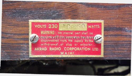 Clipper Studiogram 5G4; Akrad Radio (ID = 3022135) Radio