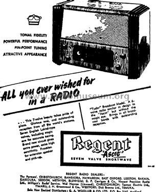 Regent Ascot 721; Akrad Radio (ID = 2893317) Radio