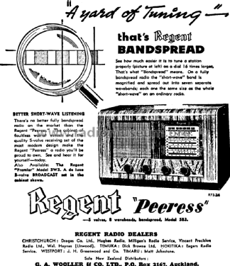 Regent Peeress 583; Akrad Radio (ID = 2894745) Radio