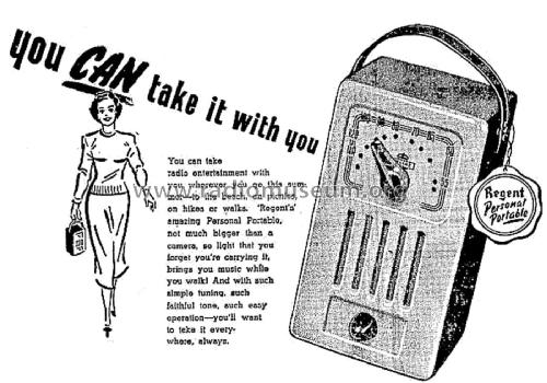 Regent Personal Portable ; Akrad Radio (ID = 2691210) Radio