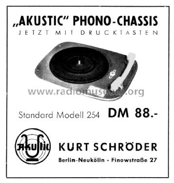 Standard 254; Akustic Kurt (ID = 2791741) R-Player