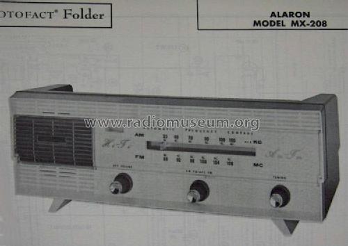 HiFi MX-208 ; Alaron Inc.; Auburn (ID = 1253185) Radio