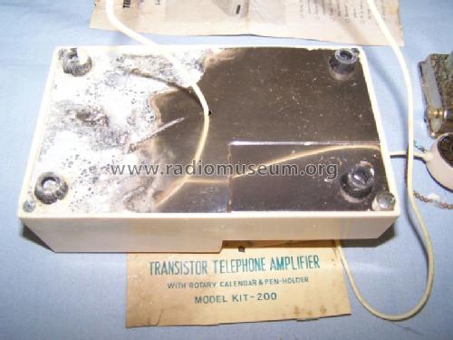 Transistor Telephone Amplifier KIT-200; Alaron Inc.; Auburn (ID = 1254818) Ampl/Mixer