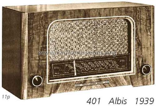 401; Albis, Albiswerke AG (ID = 1315) Radio