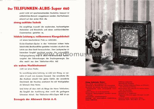 460; Albis, Albiswerke AG (ID = 2538207) Radio