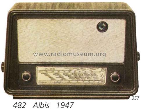 482D; Albis, Albiswerke AG (ID = 709325) Radio