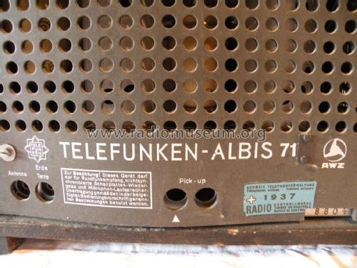 71; Albis, Albiswerke AG (ID = 2151015) Radio