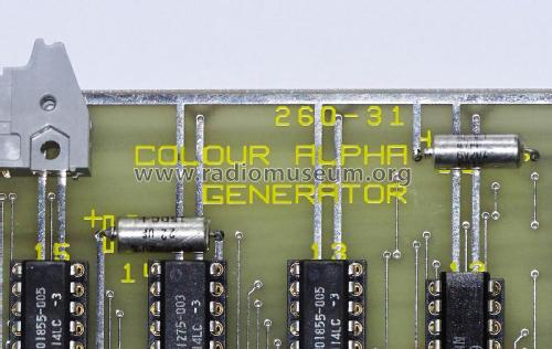 Colour alphanumerics generator 260-31; Albis, Albiswerke AG (ID = 3091644) Computer & SPmodules