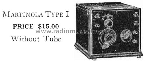 Martinola Type 1; Albright & Co.,J.E.; (ID = 1542384) Radio