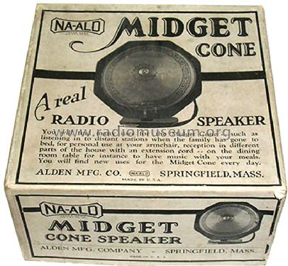Na-Ald Midget Cone Speaker ; Alden-Napier (ID = 500361) Altavoz-Au