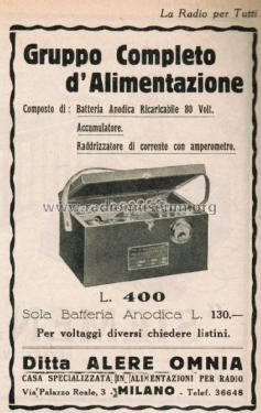 Gruppo Completo d'Alimentazione ; Alere Omnia; Milano (ID = 2678880) Fuente-Al