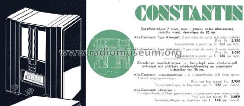 Constantin U; Alfa-Radio, Société (ID = 1965739) Radio